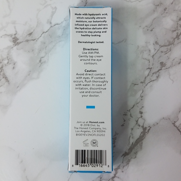Honest Beauty Deep Hydration Eye Cream with Hyaluronic Acid - Picture 3 of 6
